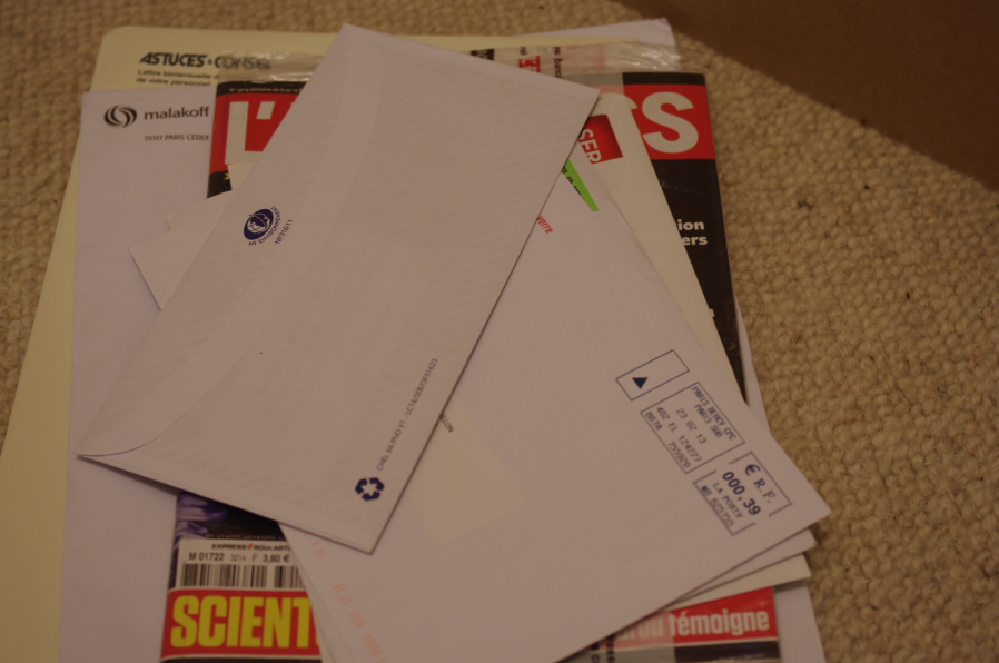 Jour 13 : Courriers